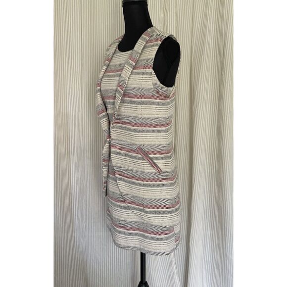 BCBGeneration Womens Striped Tweed Dress & Vest Set Size 6 Mini 2-Piece Outfit - Picture 2 of 10